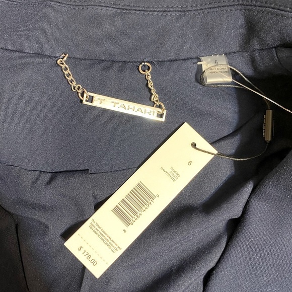 “TAHARI” Double Breasted Contrast Blazer Jacket - Picture 15 of 16
